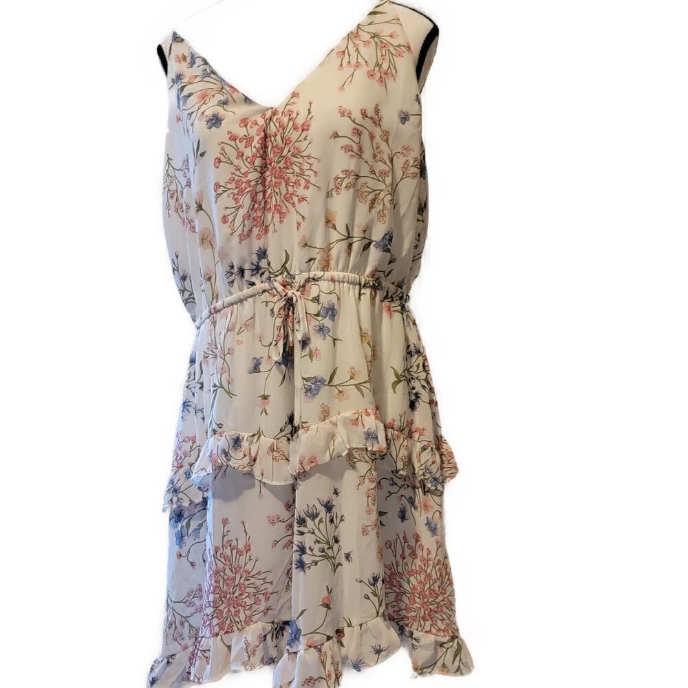 NWT Princess Polly Ora spaghetti strap mini dress - flounced skirt - sz 12